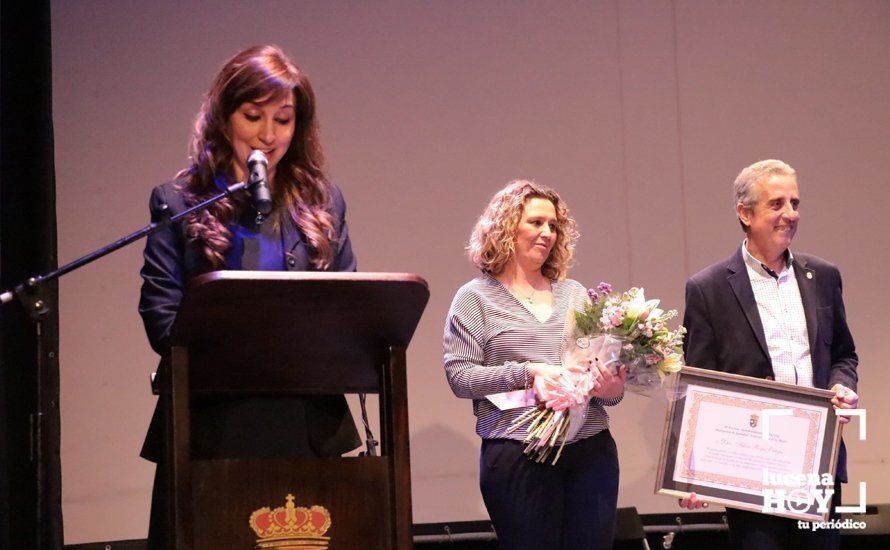 GALERÍA: 8M: El reconocimiento a una trayectoria personal y académica ejemplar: Felisa Reyes Ortega recibe el homenaje del Consejo Local de la Mujer