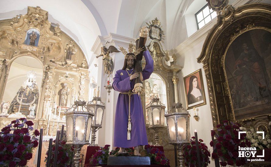 GALERÍA: Intenso cuarto Domingo de Cuaresma con seis besamanos y besapiés en los templos lucentinos