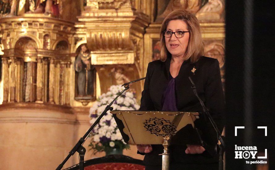 GALERÍA: José Luis Roldán del Valle abre con su pregón el pórtico de la Semana Santa de Lucena