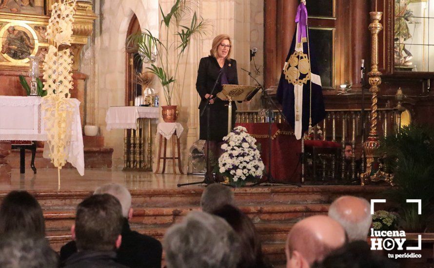 GALERÍA: José Luis Roldán del Valle abre con su pregón el pórtico de la Semana Santa de Lucena