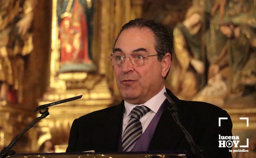 GALERÍA: José Luis Roldán del Valle abre con su pregón el pórtico de la Semana Santa de Lucena GALERÍA: José Luis Roldán del Valle abre con su pregón el pórtico de la Semana Santa de Lucena