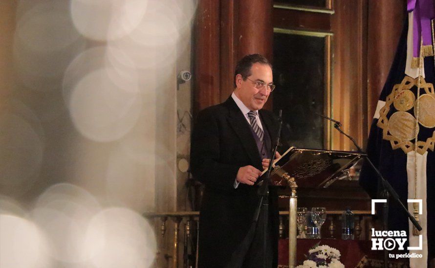 GALERÍA: José Luis Roldán del Valle abre con su pregón el pórtico de la Semana Santa de Lucena