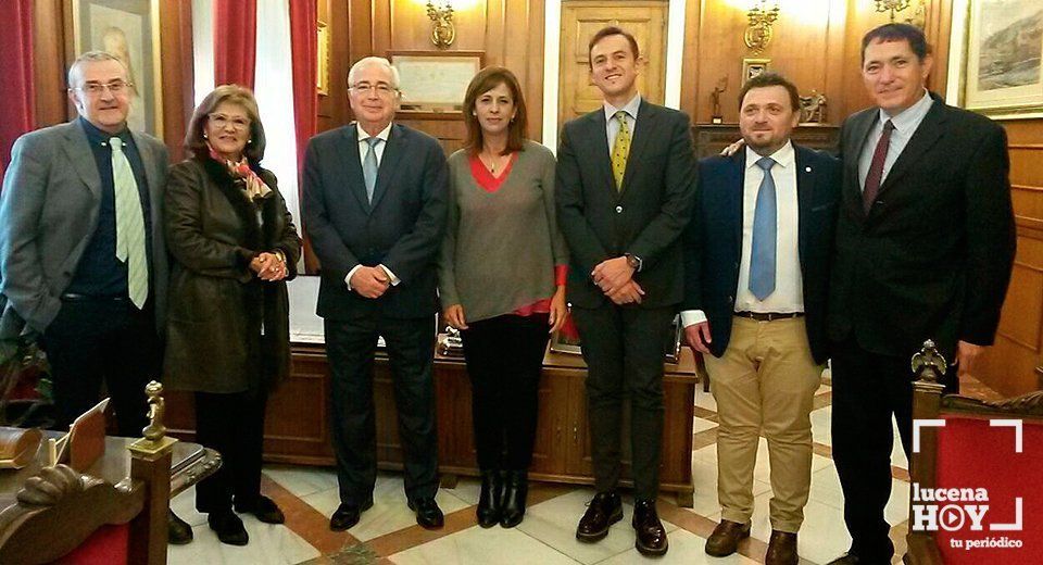  El viaje a Melilla por parte de la delegación lucentina se completó con reuniones con el presidente de la ciudad autónoma, Juan José Imbroda, y la consejera de Cultura, Fadela Mohatar 