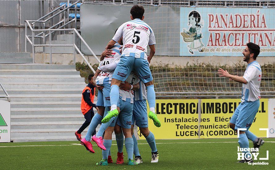 GALERÍA: El Ciudad de Lucena sufre para doblegar al Salern Puente Genil (2-1)