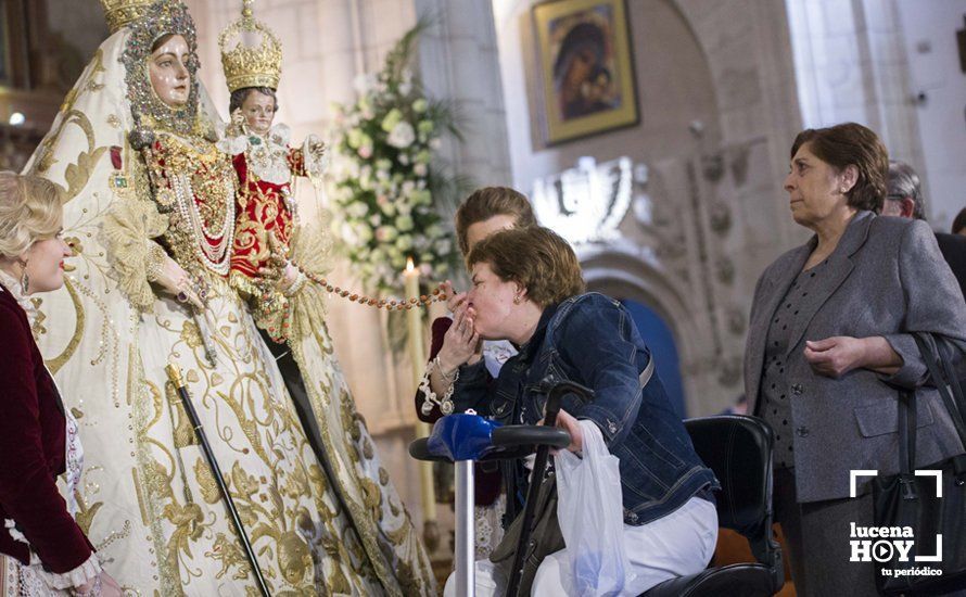 GALERÍA: Multitudinaria participación en el Solemne Besamanos de la Virgen de Araceli