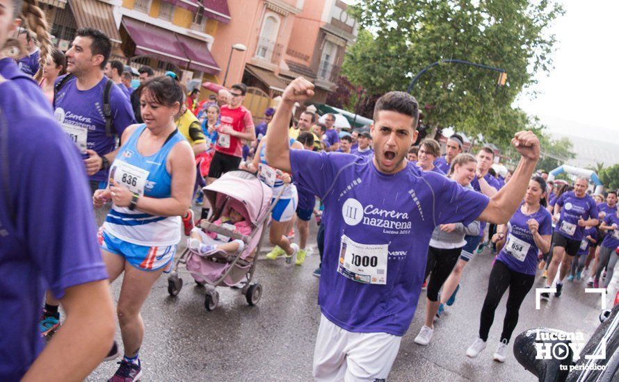 GALERÍA: III Carrera Nazarena: Ni la lluvia quiso faltar a la prueba, que registró récord de inscripciones