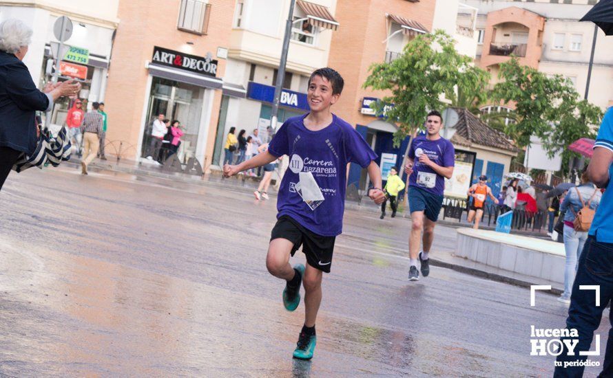 GALERÍA: III Carrera Nazarena: Ni la lluvia quiso faltar a la prueba, que registró récord de inscripciones