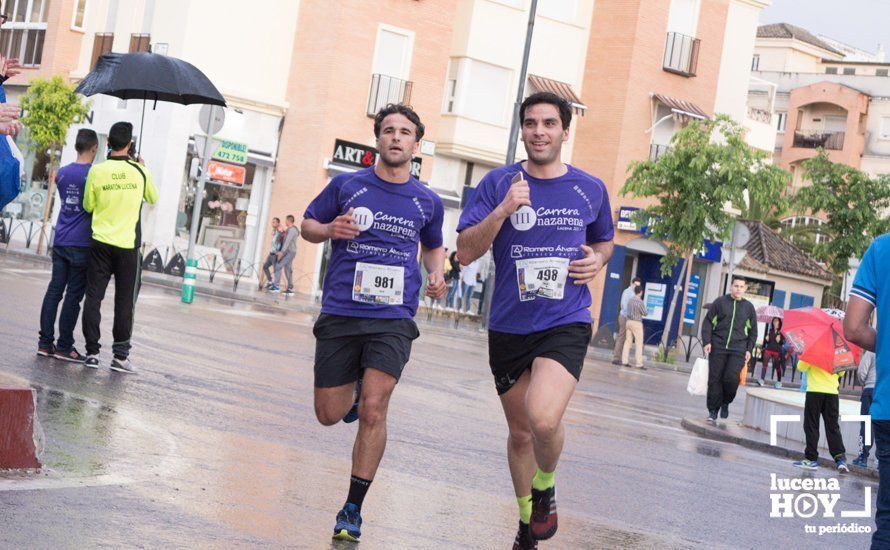 GALERÍA: III Carrera Nazarena: Ni la lluvia quiso faltar a la prueba, que registró récord de inscripciones