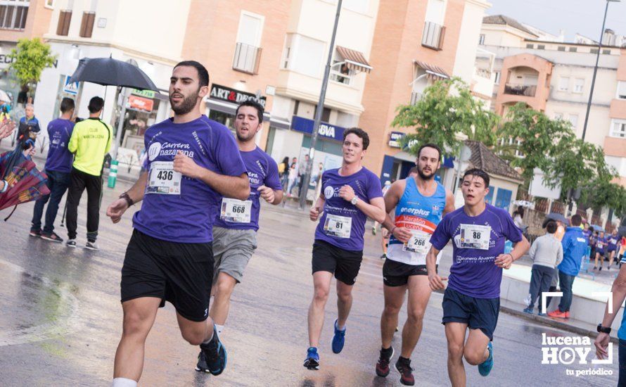GALERÍA: III Carrera Nazarena: Ni la lluvia quiso faltar a la prueba, que registró récord de inscripciones