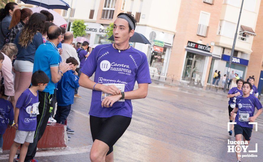 GALERÍA: III Carrera Nazarena: Ni la lluvia quiso faltar a la prueba, que registró récord de inscripciones