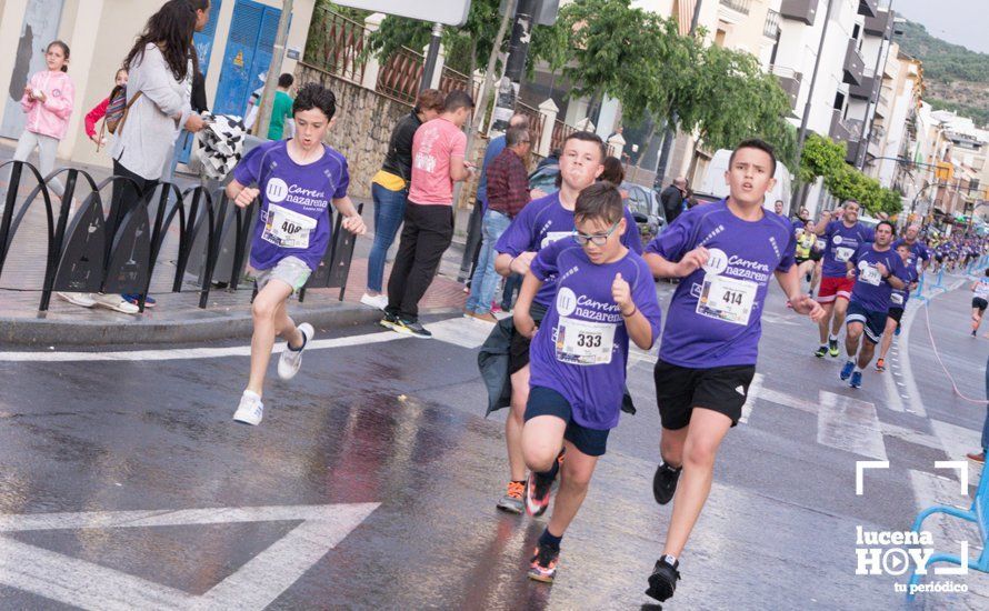 GALERÍA: III Carrera Nazarena: Ni la lluvia quiso faltar a la prueba, que registró récord de inscripciones