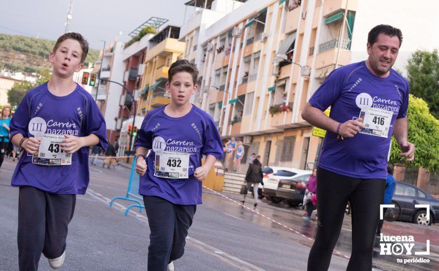 GALERÍA: III Carrera Nazarena: Ni la lluvia quiso faltar a la prueba, que registró récord de inscripciones