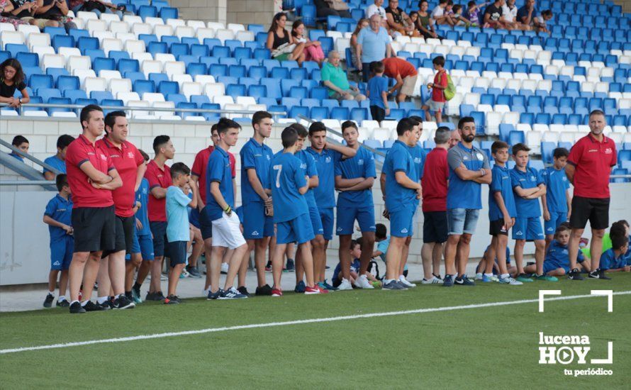 GALERÍA:  Las mejores fotos del Ciudad de Lucena 1 - 0 Atco. Malagueño y presentación de la Fundación Lucena CF