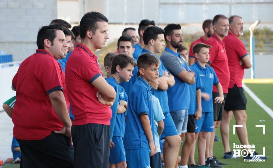 GALERÍA:  Las mejores fotos del Ciudad de Lucena 1 - 0 Atco. Malagueño y presentación de la Fundación Lucena CF