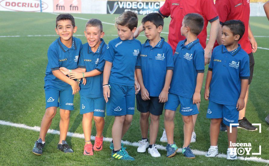 GALERÍA:  Las mejores fotos del Ciudad de Lucena 1 - 0 Atco. Malagueño y presentación de la Fundación Lucena CF