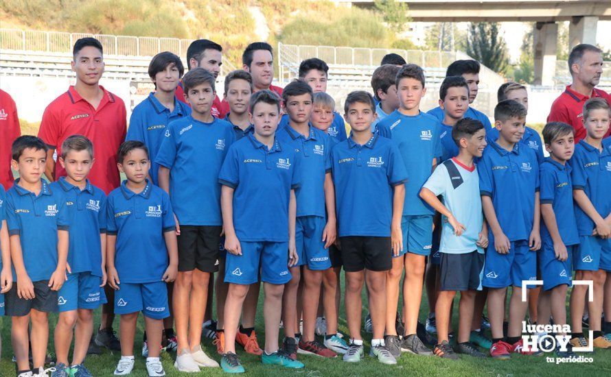 GALERÍA:  Las mejores fotos del Ciudad de Lucena 1 - 0 Atco. Malagueño y presentación de la Fundación Lucena CF