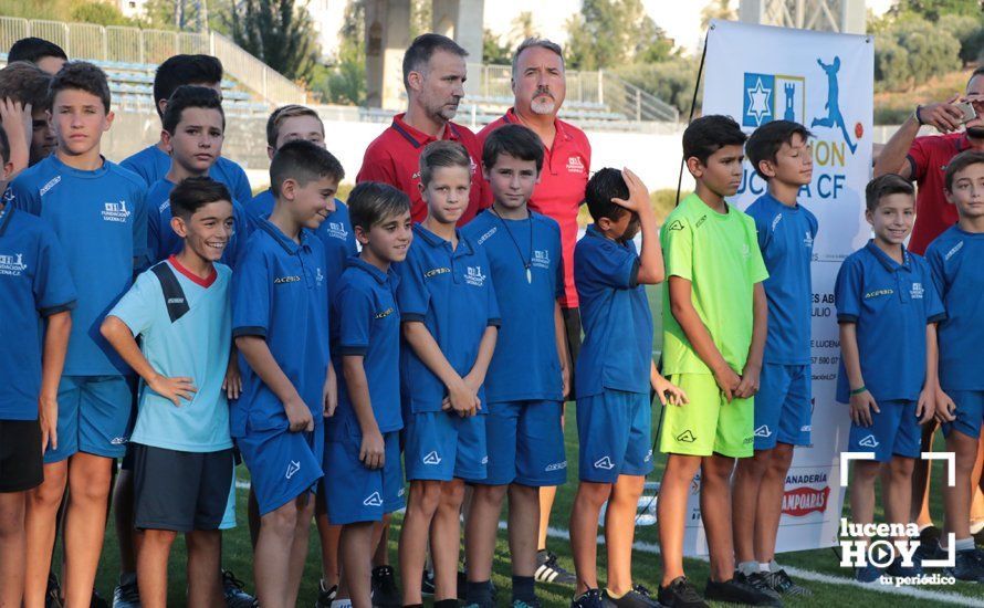 GALERÍA:  Las mejores fotos del Ciudad de Lucena 1 - 0 Atco. Malagueño y presentación de la Fundación Lucena CF