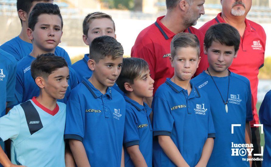 GALERÍA:  Las mejores fotos del Ciudad de Lucena 1 - 0 Atco. Malagueño y presentación de la Fundación Lucena CF