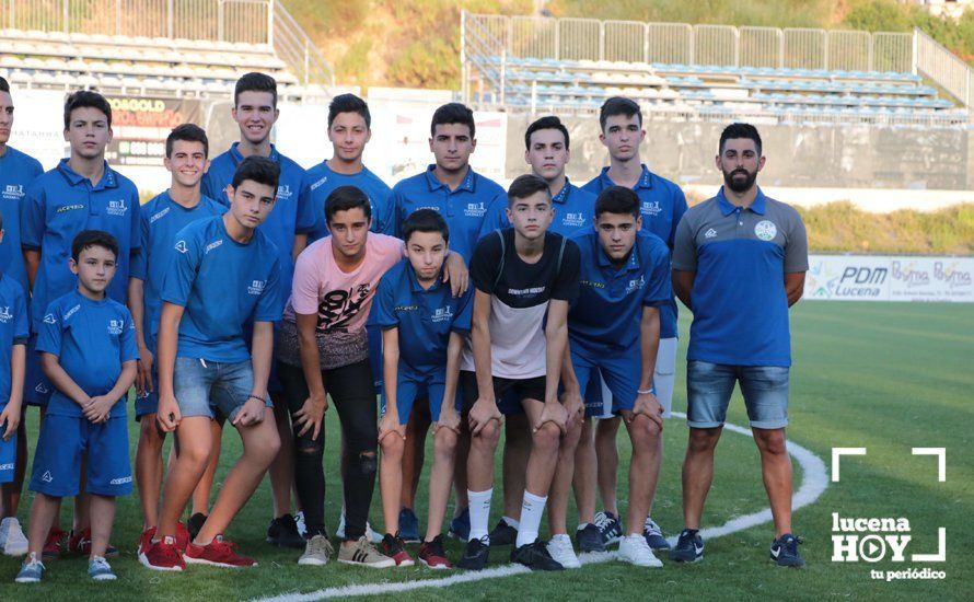 GALERÍA:  Las mejores fotos del Ciudad de Lucena 1 - 0 Atco. Malagueño y presentación de la Fundación Lucena CF