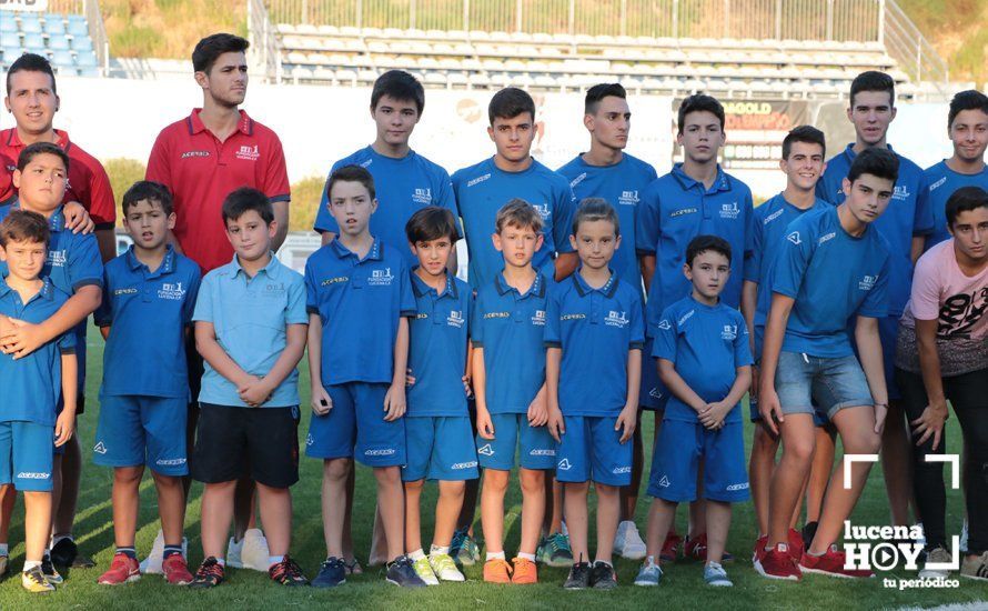 GALERÍA:  Las mejores fotos del Ciudad de Lucena 1 - 0 Atco. Malagueño y presentación de la Fundación Lucena CF