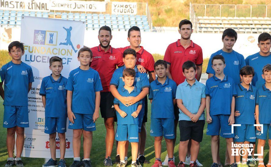 GALERÍA:  Las mejores fotos del Ciudad de Lucena 1 - 0 Atco. Malagueño y presentación de la Fundación Lucena CF