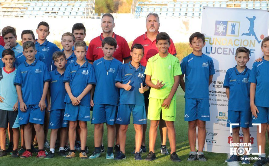 GALERÍA:  Las mejores fotos del Ciudad de Lucena 1 - 0 Atco. Malagueño y presentación de la Fundación Lucena CF