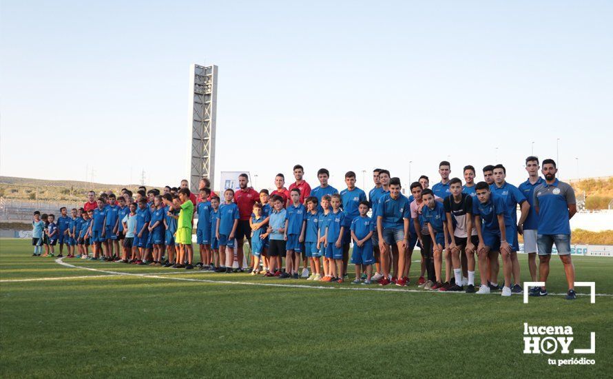 GALERÍA:  Las mejores fotos del Ciudad de Lucena 1 - 0 Atco. Malagueño y presentación de la Fundación Lucena CF