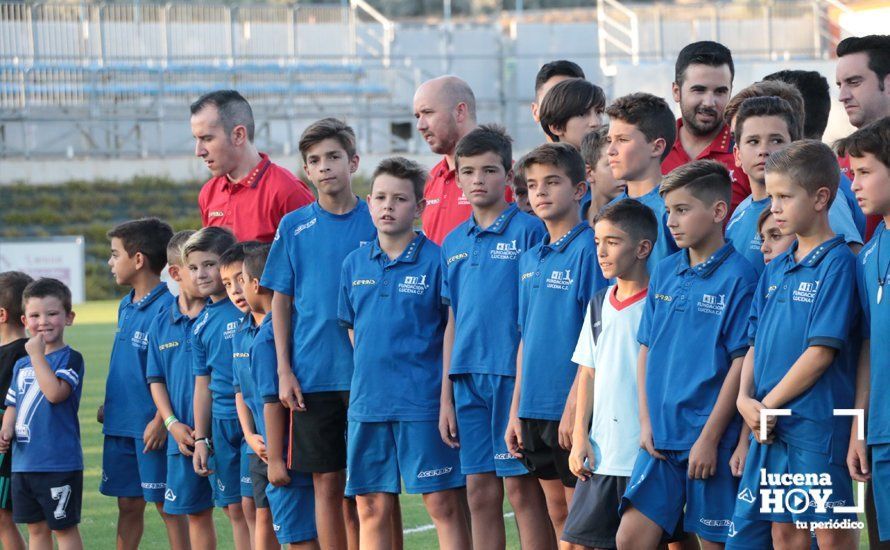 GALERÍA:  Las mejores fotos del Ciudad de Lucena 1 - 0 Atco. Malagueño y presentación de la Fundación Lucena CF