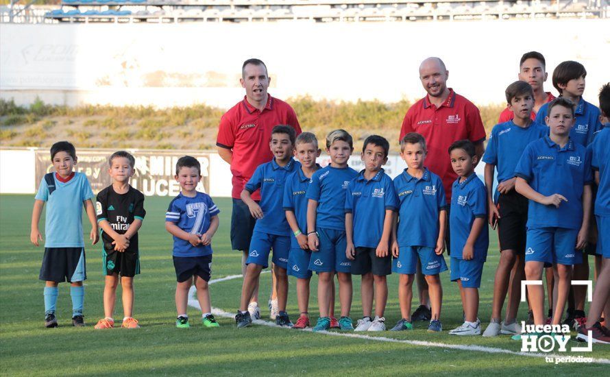 GALERÍA:  Las mejores fotos del Ciudad de Lucena 1 - 0 Atco. Malagueño y presentación de la Fundación Lucena CF