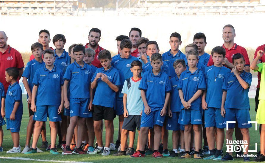 GALERÍA:  Las mejores fotos del Ciudad de Lucena 1 - 0 Atco. Malagueño y presentación de la Fundación Lucena CF