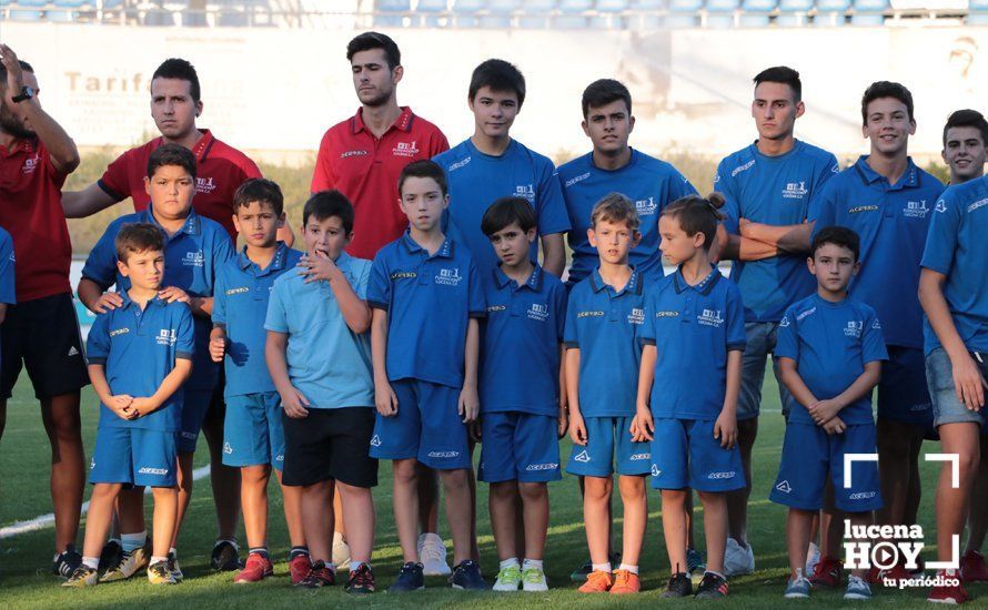 GALERÍA:  Las mejores fotos del Ciudad de Lucena 1 - 0 Atco. Malagueño y presentación de la Fundación Lucena CF