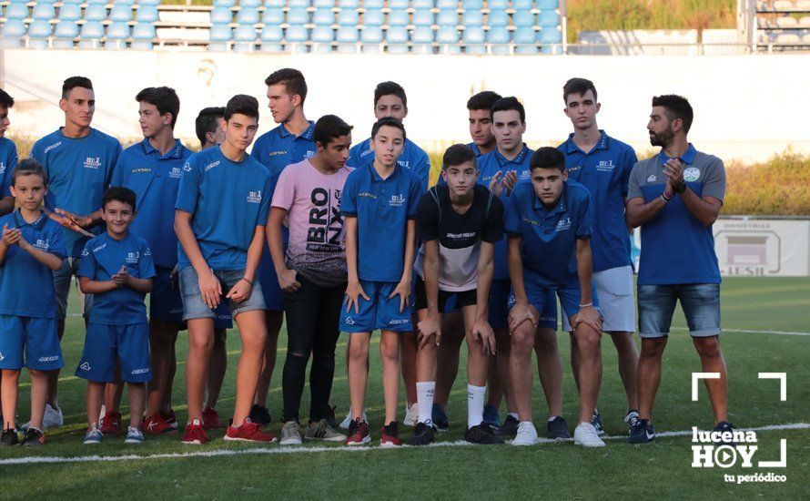 GALERÍA:  Las mejores fotos del Ciudad de Lucena 1 - 0 Atco. Malagueño y presentación de la Fundación Lucena CF