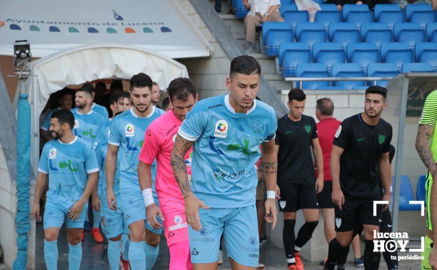 GALERÍA:  Las mejores fotos del Ciudad de Lucena 1 - 0 Atco. Malagueño y presentación de la Fundación Lucena CF