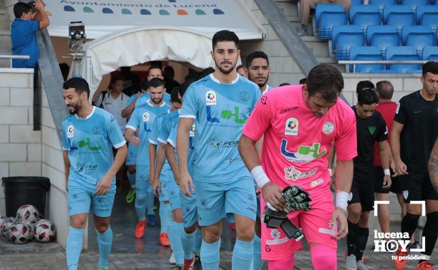 GALERÍA:  Las mejores fotos del Ciudad de Lucena 1 - 0 Atco. Malagueño y presentación de la Fundación Lucena CF