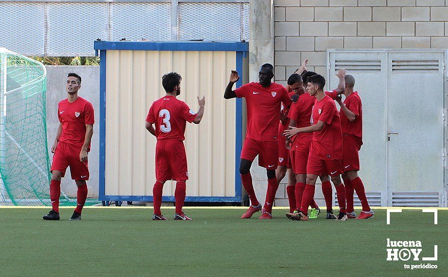 GALERÍA: El Ciudad de Lucena naufraga ante un Sevilla 'C' que supo aprovechar la debilidad defensiva local en la primera mitad (1-2)