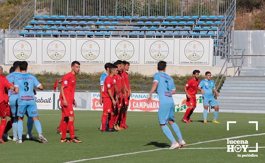 GALERÍA: El Ciudad de Lucena naufraga ante un Sevilla 'C' que supo aprovechar la debilidad defensiva local en la primera mitad (1-2)