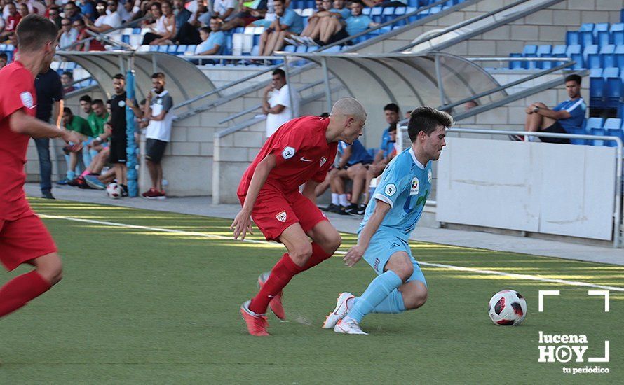 GALERÍA: El Ciudad de Lucena naufraga ante un Sevilla 'C' que supo aprovechar la debilidad defensiva local en la primera mitad (1-2)