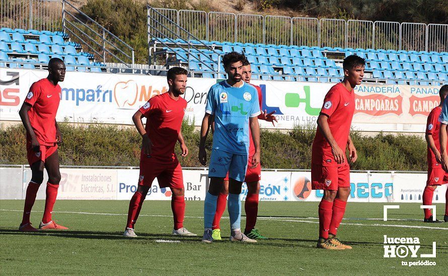 GALERÍA: El Ciudad de Lucena naufraga ante un Sevilla 'C' que supo aprovechar la debilidad defensiva local en la primera mitad (1-2)