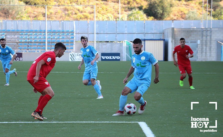 GALERÍA: El Ciudad de Lucena naufraga ante un Sevilla 'C' que supo aprovechar la debilidad defensiva local en la primera mitad (1-2)