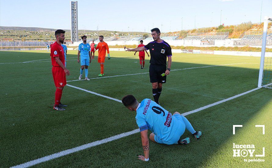 GALERÍA: El Ciudad de Lucena naufraga ante un Sevilla 'C' que supo aprovechar la debilidad defensiva local en la primera mitad (1-2)