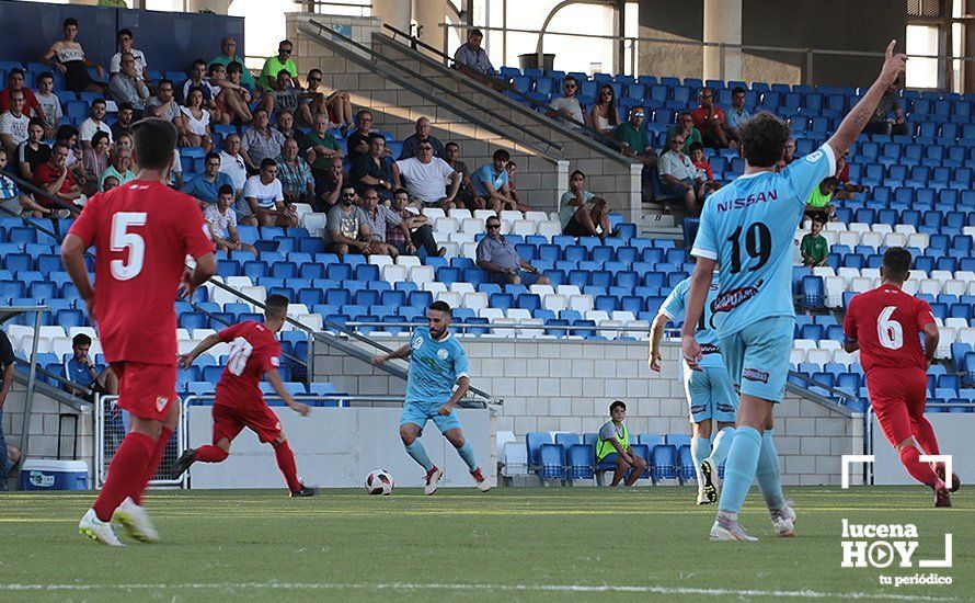 GALERÍA: El Ciudad de Lucena naufraga ante un Sevilla 'C' que supo aprovechar la debilidad defensiva local en la primera mitad (1-2)