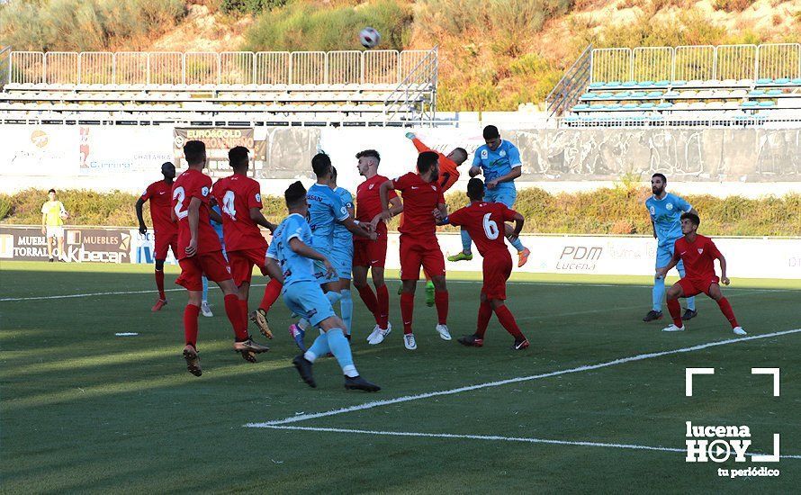 GALERÍA: El Ciudad de Lucena naufraga ante un Sevilla 'C' que supo aprovechar la debilidad defensiva local en la primera mitad (1-2)