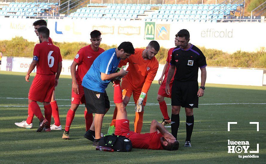 GALERÍA: El Ciudad de Lucena naufraga ante un Sevilla 'C' que supo aprovechar la debilidad defensiva local en la primera mitad (1-2)