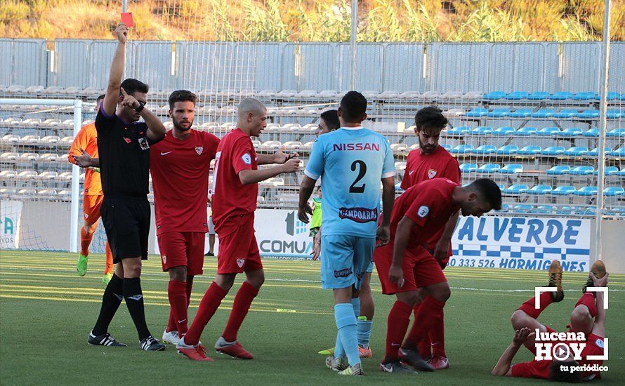 GALERÍA: El Ciudad de Lucena naufraga ante un Sevilla 'C' que supo aprovechar la debilidad defensiva local en la primera mitad (1-2)