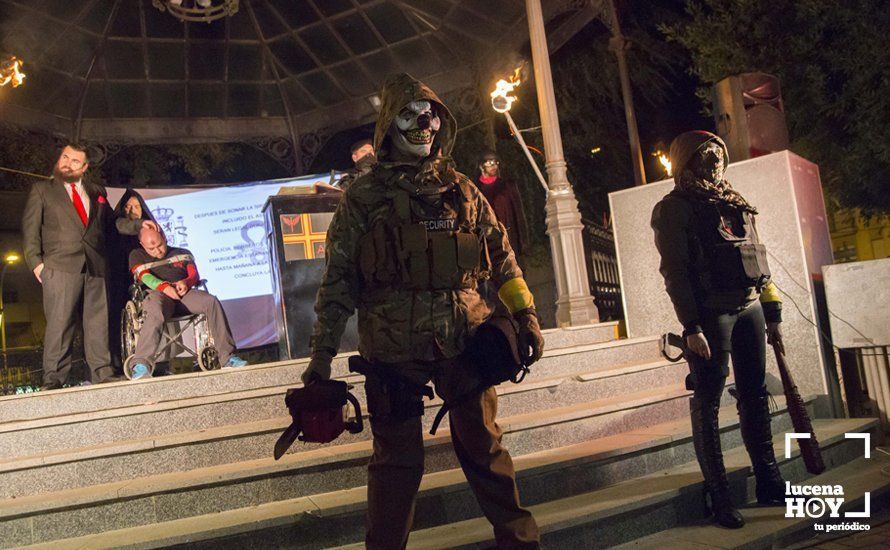 GALERÍA: Una noche de miedo con los zombies por las calles de Lucena