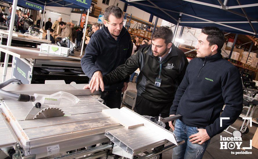 GALERÍA: La empresa Juracor trae hasta Lucena una exposición de Festool, líder en maquinaria electroportátil