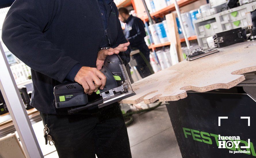 GALERÍA: La empresa Juracor trae hasta Lucena una exposición de Festool, líder en maquinaria electroportátil