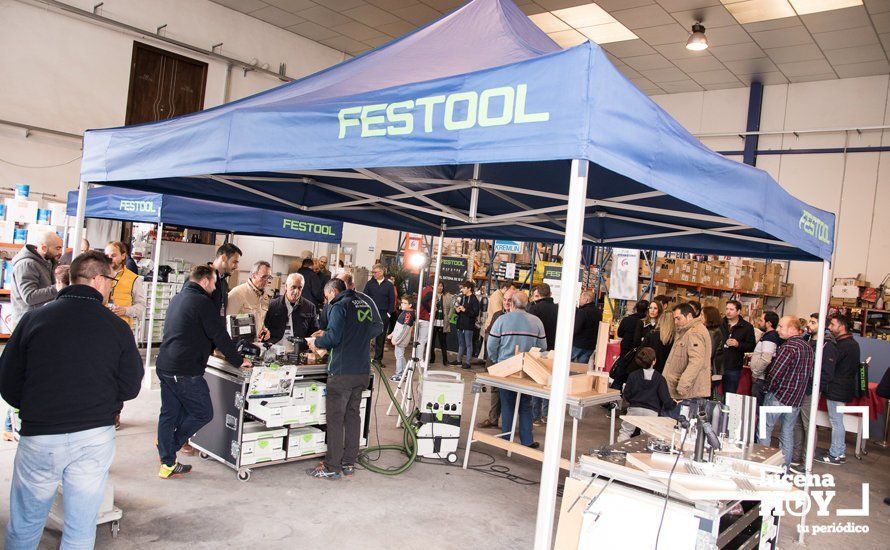 GALERÍA: La empresa Juracor trae hasta Lucena una exposición de Festool, líder en maquinaria electroportátil