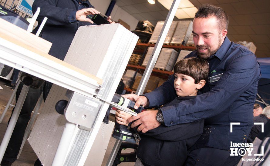 GALERÍA: La empresa Juracor trae hasta Lucena una exposición de Festool, líder en maquinaria electroportátil