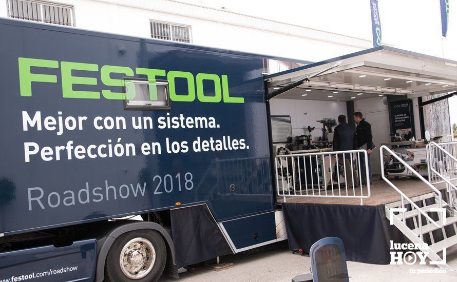 GALERÍA: La empresa Juracor trae hasta Lucena una exposición de Festool, líder en maquinaria electroportátil